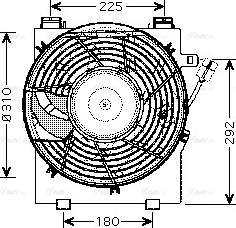 Ava Quality Cooling OL 7518 - Fen, radiator furqanavto.az