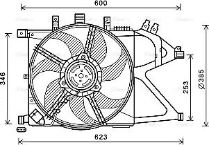 Ava Quality Cooling OL7660 - Fen, radiator furqanavto.az