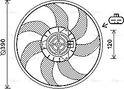 Ava Quality Cooling OL7613 - Fen, radiator furqanavto.az