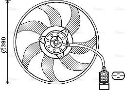 Ava Quality Cooling OL7671 - Fen, radiator furqanavto.az