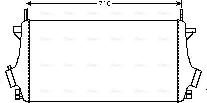 Ava Quality Cooling OLA4476 - Intercooler, şarj cihazı furqanavto.az