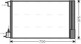 Ava Quality Cooling OLA5478D - Kondenser, kondisioner furqanavto.az