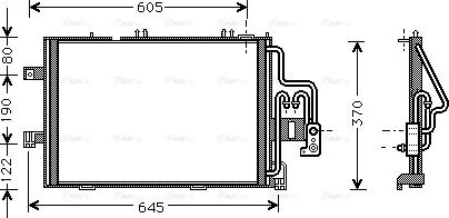 Ava Quality Cooling OLA5307 - Kondenser, kondisioner furqanavto.az