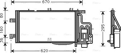 Ava Quality Cooling OLA5310D - Kondenser, kondisioner furqanavto.az