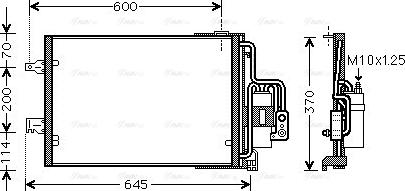 Ava Quality Cooling OLA5385D - Kondenser, kondisioner furqanavto.az