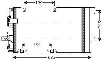 Ava Quality Cooling OLA5326D - Kondenser, kondisioner furqanavto.az