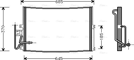 Ava Quality Cooling OLA5274 - Kondenser, kondisioner furqanavto.az