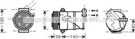 Ava Quality Cooling OL K429 - Kompressor, kondisioner furqanavto.az