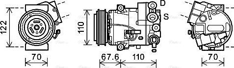 Ava Quality Cooling OLAK606 - Kompressor, kondisioner furqanavto.az