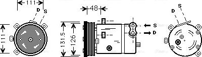 Ava Quality Cooling OLAK280 - Kompressor, kondisioner furqanavto.az