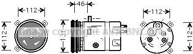 Ava Quality Cooling OLAK278 - Kompressor, kondisioner furqanavto.az