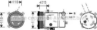 Ava Quality Cooling OL K277 - Kompressor, kondisioner furqanavto.az