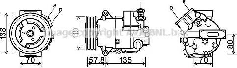 Ava Quality Cooling OL K497 - Kompressor, kondisioner furqanavto.az