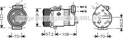 Ava Quality Cooling OL K483 - Kompressor, kondisioner furqanavto.az