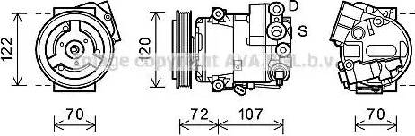 Ava Quality Cooling OLK595 - Kompressor, kondisioner furqanavto.az