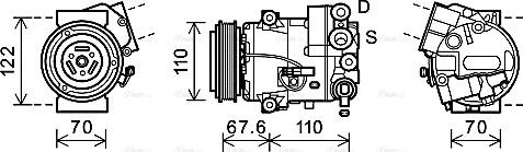 Ava Quality Cooling OLK606 - Kompressor, kondisioner furqanavto.az