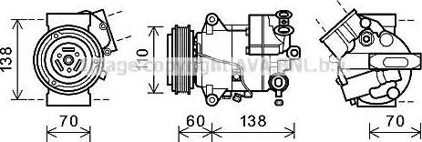 Ava Quality Cooling OLK607 - Kompressor, kondisioner furqanavto.az