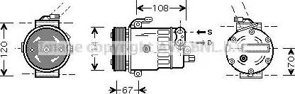 Ava Quality Cooling OL K319 - Kompressor, kondisioner furqanavto.az