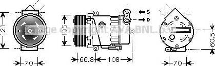 Ava Quality Cooling OL K389 - Kompressor, kondisioner furqanavto.az