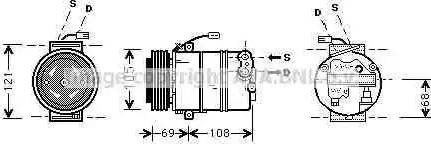 Ava Quality Cooling OL K373 - Kompressor, kondisioner furqanavto.az