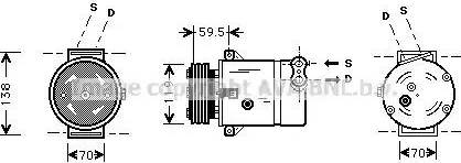 Ava Quality Cooling OL K273 - Kompressor, kondisioner furqanavto.az