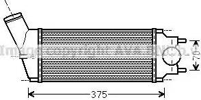 Ava Quality Cooling PE 4342 - Intercooler, şarj cihazı furqanavto.az