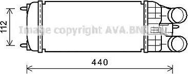 Ava Quality Cooling PE4361 - Intercooler, şarj cihazı furqanavto.az