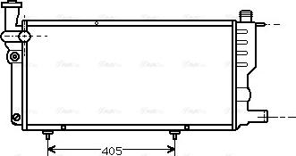 Ava Quality Cooling PE 2099 - Radiator, mühərrikin soyudulması furqanavto.az