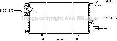 Ava Quality Cooling PE 2085 - Radiator, mühərrikin soyudulması furqanavto.az