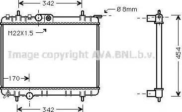 Ava Quality Cooling PE 2190 - Radiator, mühərrikin soyudulması furqanavto.az