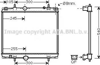 Ava Quality Cooling PE 2331 - Radiator, mühərrikin soyudulması furqanavto.az