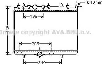 Ava Quality Cooling PE 2290 - Radiator, mühərrikin soyudulması furqanavto.az