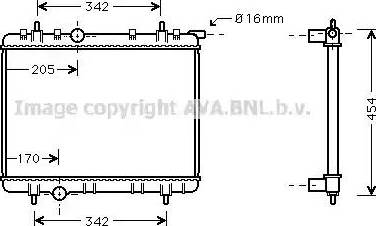 Ava Quality Cooling PE 2260 - Radiator, mühərrikin soyudulması furqanavto.az