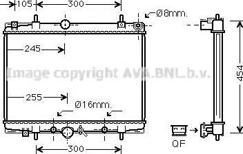 Ava Quality Cooling PE 2201 - Radiator, mühərrikin soyudulması furqanavto.az