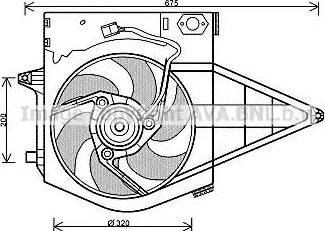 Ava Quality Cooling PE 7546 - Fen, radiator furqanavto.az