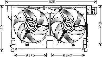 Ava Quality Cooling PE 7519 - Fen, radiator furqanavto.az