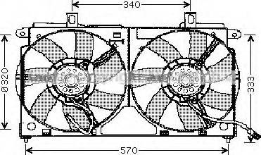 Ava Quality Cooling PE7518 - Fen, radiator furqanavto.az