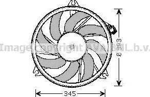 Ava Quality Cooling PE7526 - Fen, radiator furqanavto.az