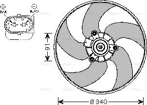 Ava Quality Cooling PE 7522 - Fen, radiator furqanavto.az