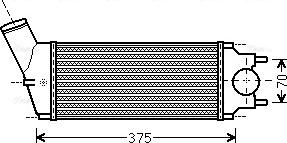 Ava Quality Cooling PEA4342 - Intercooler, şarj cihazı furqanavto.az