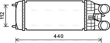 Ava Quality Cooling PEA4361 - Intercooler, şarj cihazı furqanavto.az