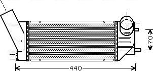 Ava Quality Cooling PEA4279 - Intercooler, şarj cihazı furqanavto.az