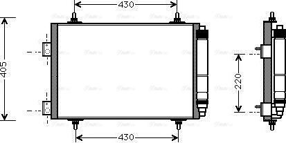 Ava Quality Cooling PEA5215D - Kondenser, kondisioner furqanavto.az