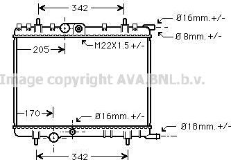 Ava Quality Cooling PEA2300 - Radiator, mühərrikin soyudulması furqanavto.az