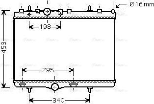 Ava Quality Cooling PEA2290 - Radiator, mühərrikin soyudulması furqanavto.az