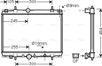 Ava Quality Cooling PEA2200 - Radiator, mühərrikin soyudulması furqanavto.az