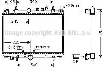 Ava Quality Cooling PEA2235 - Radiator, mühərrikin soyudulması furqanavto.az