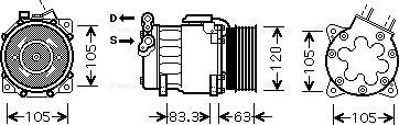 Ava Quality Cooling PEAK306 - Kompressor, kondisioner furqanavto.az