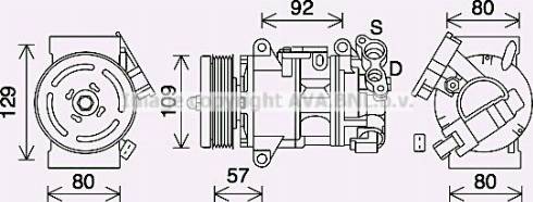 Ava Quality Cooling PEK409 - Kompressor, kondisioner furqanavto.az