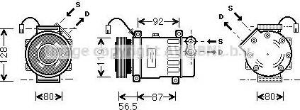 Ava Quality Cooling PE K036 - Kompressor, kondisioner furqanavto.az